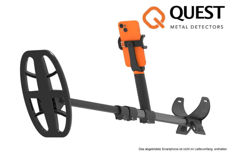Quest AIR Metalldetektor Seitenansicht