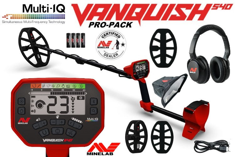 Metalldetektor Minelab Vanquish 540 PRO-PACK (Showroom Modell)