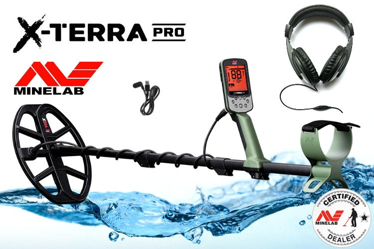 Metalldetektor Minelab X-Terra PRO mit Kopfhöher TreasureScan PRO (Showroom)