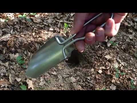 Minischaufel für Schatzsucher & Sondengänger YouTube Video